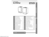 Epson ELPSP02 Active Speakers instrukcja