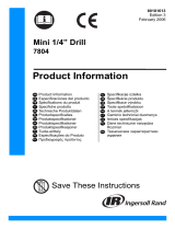 Ingersoll-Rand 7804 Instrukcja obsługi