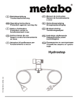 Metabo Dry-running Sensor Hydrostop Instrukcja obsługi
