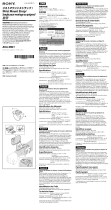 Sony (AKA-WM1) Instrukcja obsługi