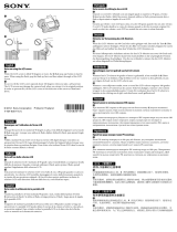 Sony NEX-F3K/B Ważna informacja