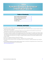 Yamaha CL5/CL3/CL1 Instrukcja instalacji