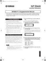Yamaha SP2060 V1.3 Instrukcja obsługi
