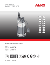 AL-KO Submersible Pressure Pump TDS 1201/4, 6300 L / h Instrukcja obsługi