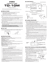 Yamaha TD-10M Instrukcja obsługi