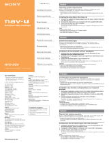 Sony NVD-DU3 Instrukcja obsługi