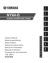 Yamaha NY64 Instrukcja obsługi