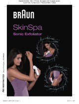 Braun SkinSpa, Sonic Exfoliator, 901 Spa, Silk-épil 7 Instrukcja obsługi