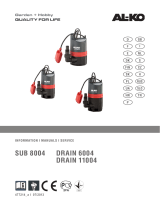 AL-KO Submersible Sump Pump Drain 6004 Instrukcja obsługi