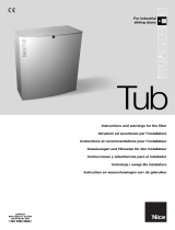 Nice Automation Tub Instrukcja obsługi