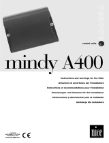 Nice Mindy A400 Instrukcja obsługi