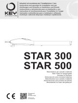 Key Gates Star 300, 500 Instrukcja obsługi