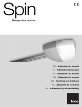 Nice Automation Spin and Spinbus Instrukcja obsługi