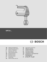 Bosch Hand-held mixer MFQ4020 450 W White, Black Instrukcja obsługi