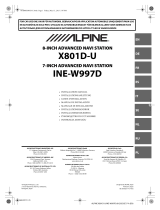 Alpine X X801D-U Instrukcja obsługi