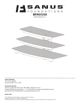 Sanus BFAV550 Instrukcja instalacji