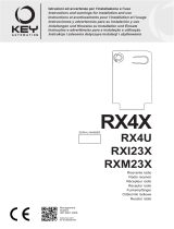 Key Gates RX4X, RX4U, RXI23X, RXM23X instrukcja