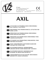 V2 Elettronica V2 Axil Instrukcja obsługi