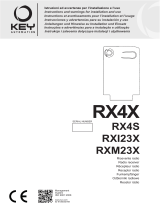 Key Automation RX4X, RX4S, RXI23X, RXM23X instrukcja