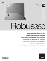Nice Automation ROBUS350 Instrukcja obsługi