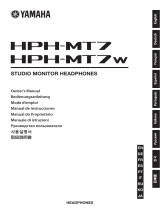 Yamaha HPH-MT5W Instrukcja obsługi