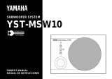 Yamaha YST-MSW10 Instrukcja obsługi