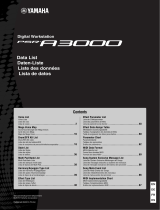 Yamaha PSR-A3000 Karta katalogowa