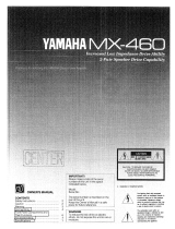Yamaha MX-460 Instrukcja obsługi