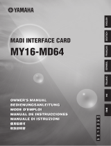 Yamaha MD64 Instrukcja obsługi
