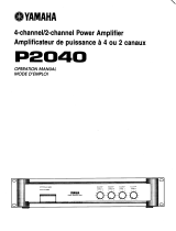Yamaha P2040 Instrukcja obsługi