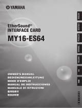 Yamaha EtherSound MY16-ES64 Instrukcja obsługi