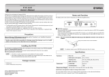 Yamaha FW16E Instrukcja obsługi