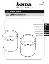 Hama LED Wax Candles Instrukcja obsługi