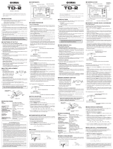 Yamaha TD-2 Instrukcja obsługi
