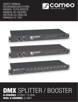 Cameo SB 6 Dual DMX Splitter/Booster Instrukcja obsługi