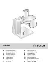 Bosch MUM46A1GB Supplemental
