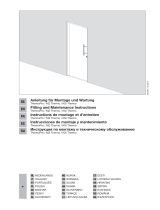 Castorama Porte d'entrée acier croissant gris antracite 90 x h.215 cm poussant droit Instrukcja obsługi