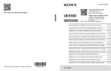 Sony Alpha 6500 Instrukcja obsługi