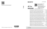 Sony ILCE 7R M3 Instrukcja obsługi
