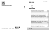 Sony Série ALPHA 77 II Instrukcja obsługi