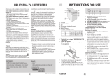 Ardo CFR105B-1 instrukcja