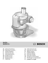 Bosch MUMXL40G/01 Instrukcja obsługi