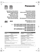 Panasonic RP-SDP02GE1K Instrukcja obsługi