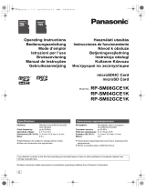 Panasonic RP-SM02GCE1K SD-Karte Instrukcja obsługi