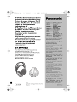 Panasonic RP WF930 Instrukcja obsługi