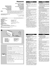 Panasonic RQCW05 Instrukcja obsługi