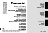 Panasonic RRUS361E Instrukcja obsługi