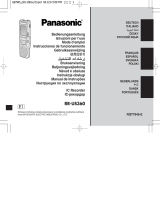 Panasonic RRUS380 Instrukcja obsługi