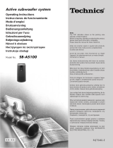 Technics SB-AS100 Instrukcja obsługi