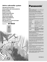 Panasonic SB-WA50 Instrukcja obsługi